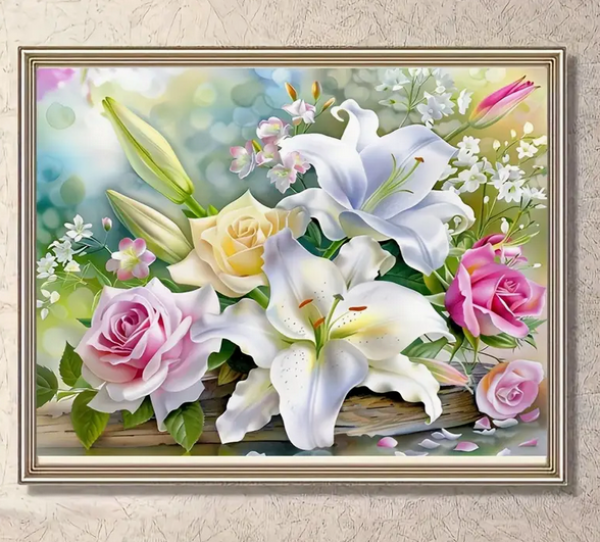 Diamond Painting Blumenstrauss